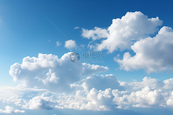 天空中云朵图片