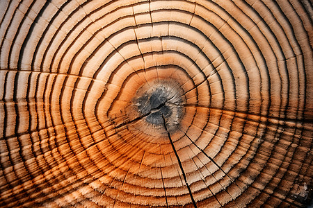 木材上的年轮图片