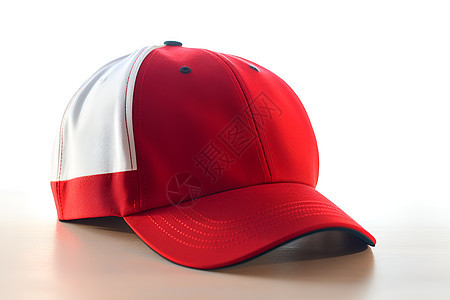 红白相间的棒球帽图片
