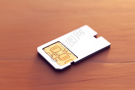 现代通信技术的SIM卡图片