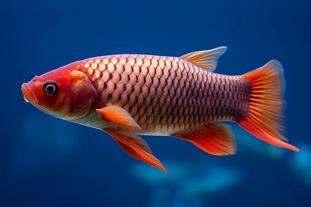 水族馆中的红龙鱼图片