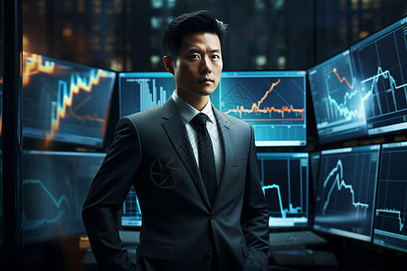 亚洲证券交易员图片
