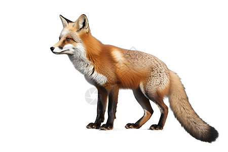 狡猾的狐狸背景图片
