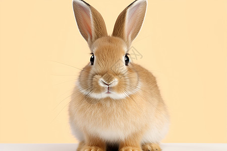 可爱耳朵的兔子图片