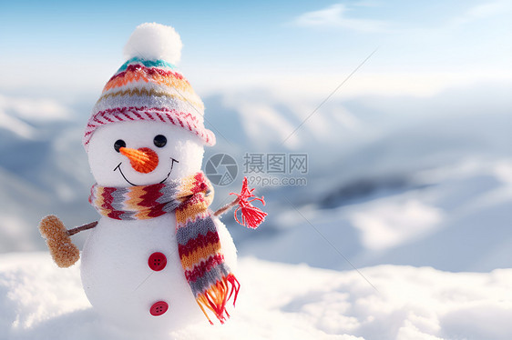 可爱的小雪人图片