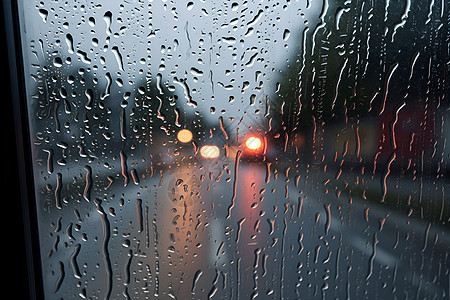 雨中的水珠背景图片