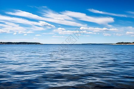 湖畔的宁静图片