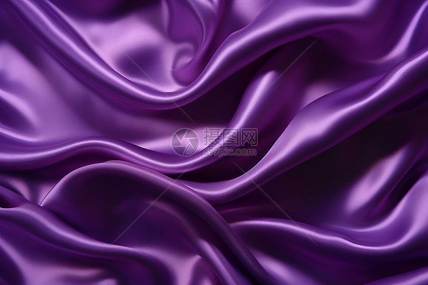 紫色丝绸的浪漫图片