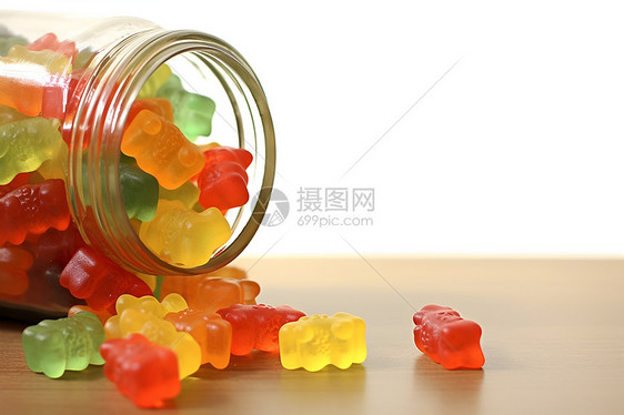 甜蜜诱人的小熊软糖图片