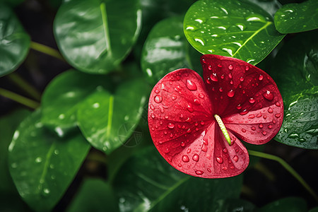 清新绿意的热带雨林植物图片