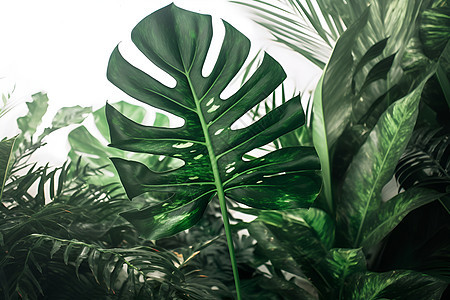 清新绿意的热带雨林图片
