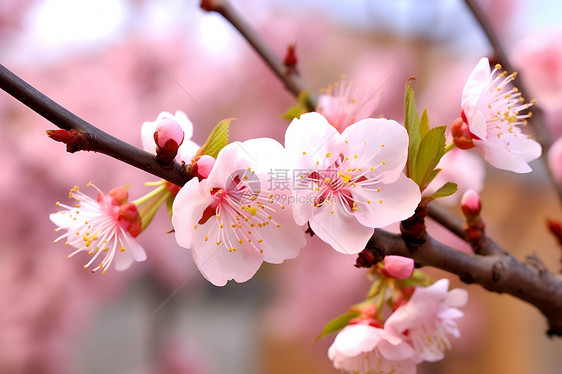 春日花香的樱花花朵图片