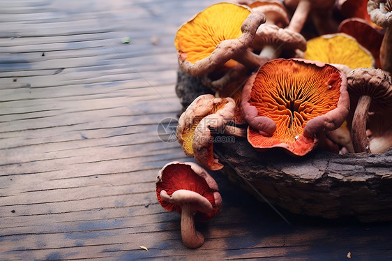 营养丰富的菌类蘑菇图片