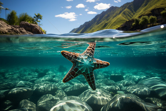 美丽的深海景观图片