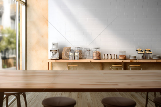 木质的家居厨房装修图片