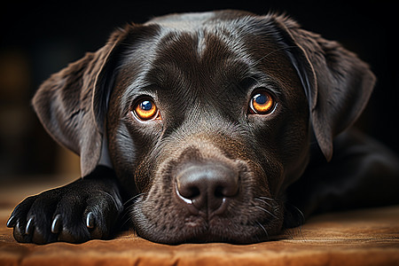 忠诚伴侣的拉布拉多犬图片