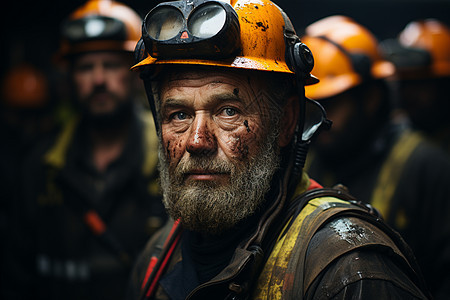 专业的采煤工人图片