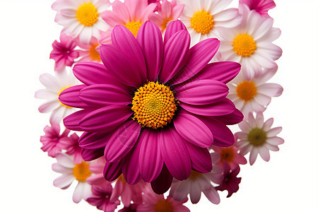 美丽绽放的菊花花朵图片
