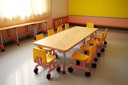 学校的桌椅图片