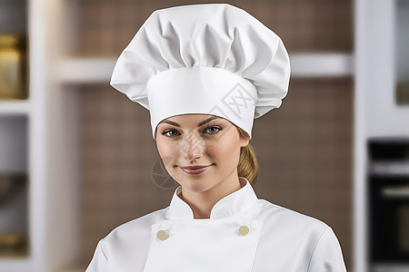 女厨师的帽子图片