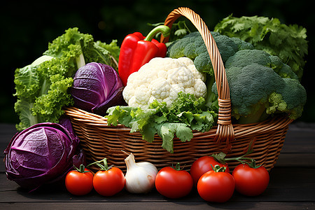 营养丰富的蔬菜图片