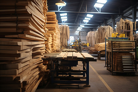 木材加工厂房图片