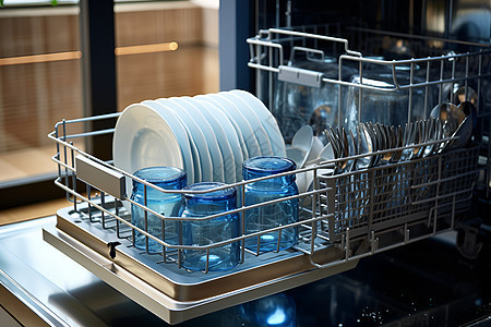 现代家用洗碗机图片
