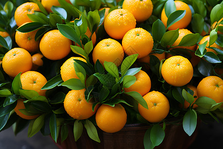 美味的橘子背景图片