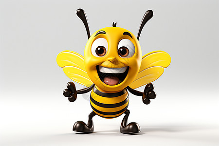 快乐的小蜜蜂背景图片