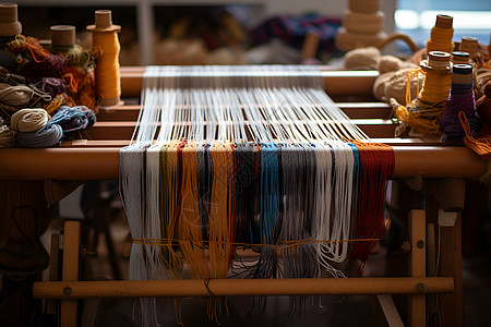传统丝织工坊图片