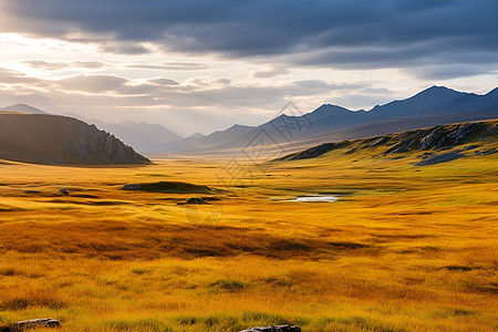 云山迷离风景背景