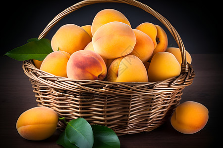 新鲜甜美的杏子图片