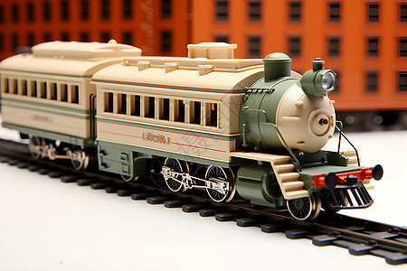 复古的玩具火车图片
