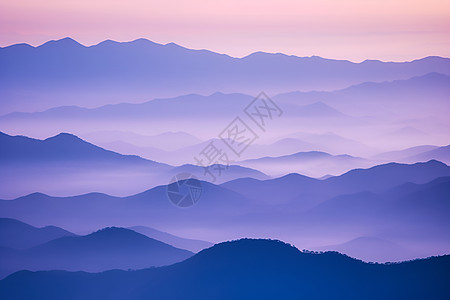 紫色天空晨曦紫霭背景