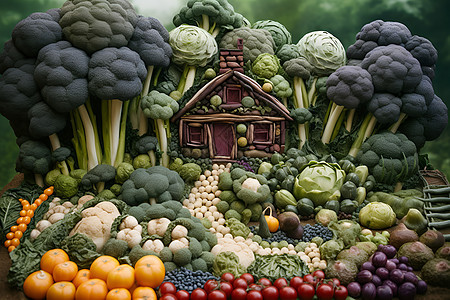 各种蔬菜在一起图片