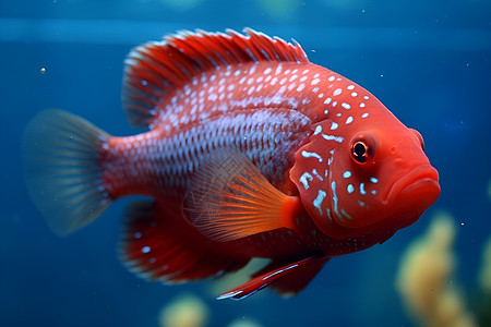 游弋于水族箱中的鱼儿图片