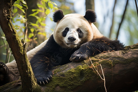 野生动物园的大熊猫图片