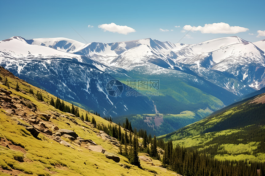 伟大自然的山脉图片