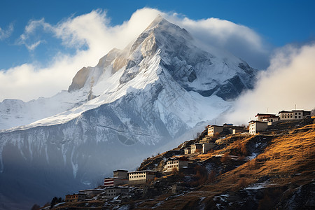 美丽的喜马拉雅山脉景观图片