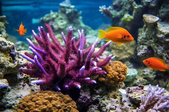 奇妙色彩的海底世界图片