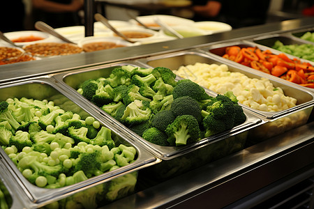 各种蔬菜的美食自助图片