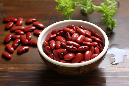 红豆之美背景图片