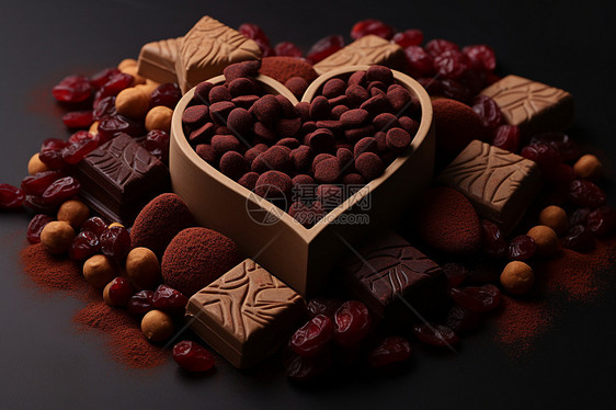 甜蜜美味巧克力图片