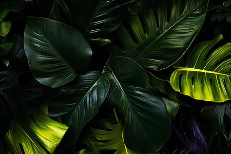 绿色的植物背景图片