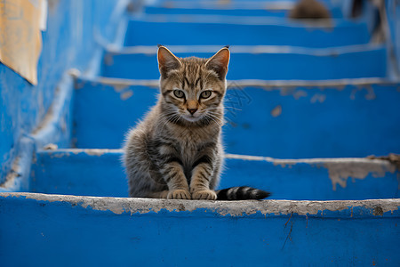 一只猫咪背景图片