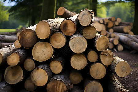 森林中的农业木材图片