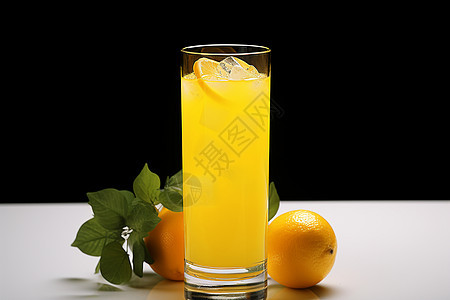 夏日清凉橙汁图片