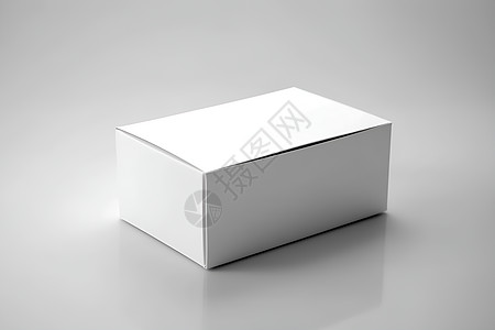 桌子上的白盒子高清图片