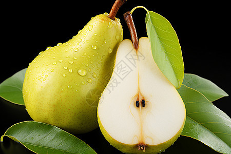 新鲜可口的梨子图片