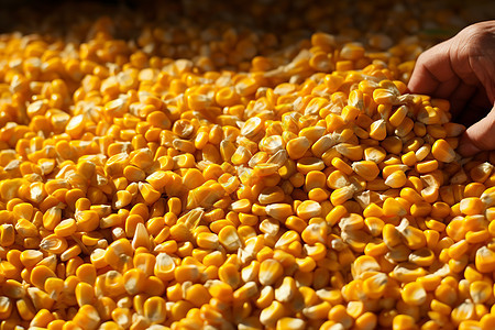 丰收的谷物玉米食物图片